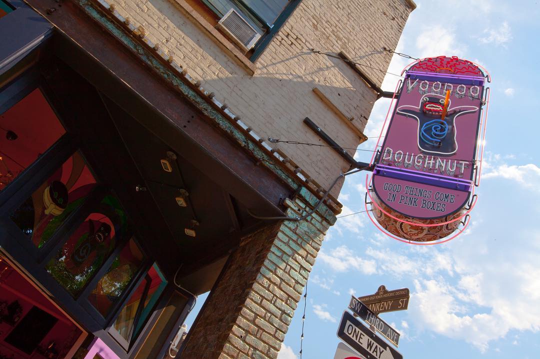 Voodoo Doughnut Sign
