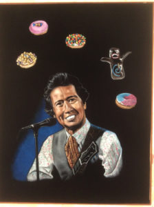 Alejandro Escovedo | Velvet painting by Juanita