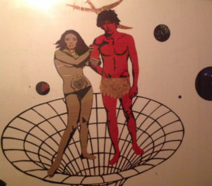 Mona Superhero Duct Tape Mural #1 | Voodoo Doughnut