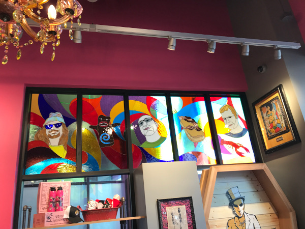 Voodoo Doughnut Hollywood | Stained Glass by Chuck Franklin Glass Studio