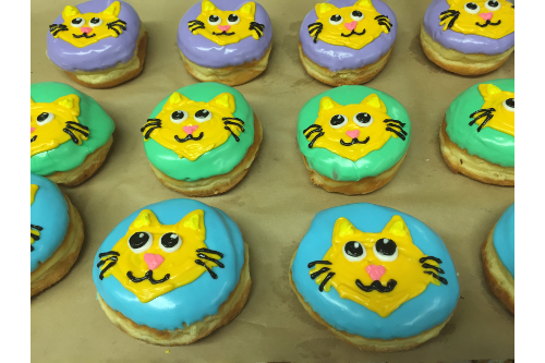 Doughnuts with Cat Faces