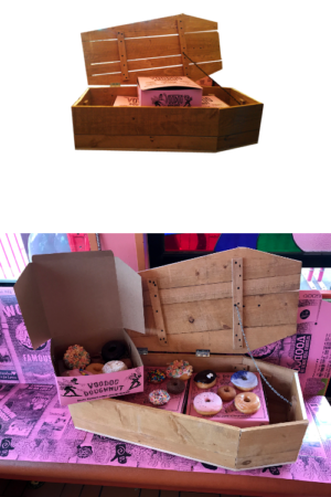Voodoo Doughnut Coffin of Doughnuts
