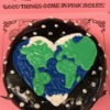 Earth Day Heart Earth Doughnut