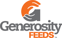 Logo for Generosity Feeds, a national non-profit impacting child hunger.