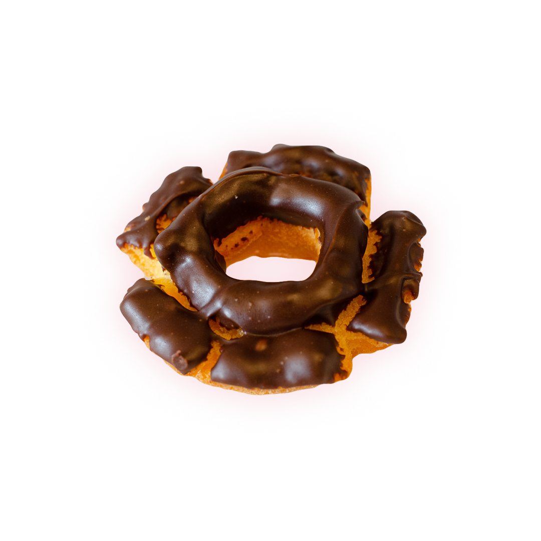 chocolate old fashioned doughnut