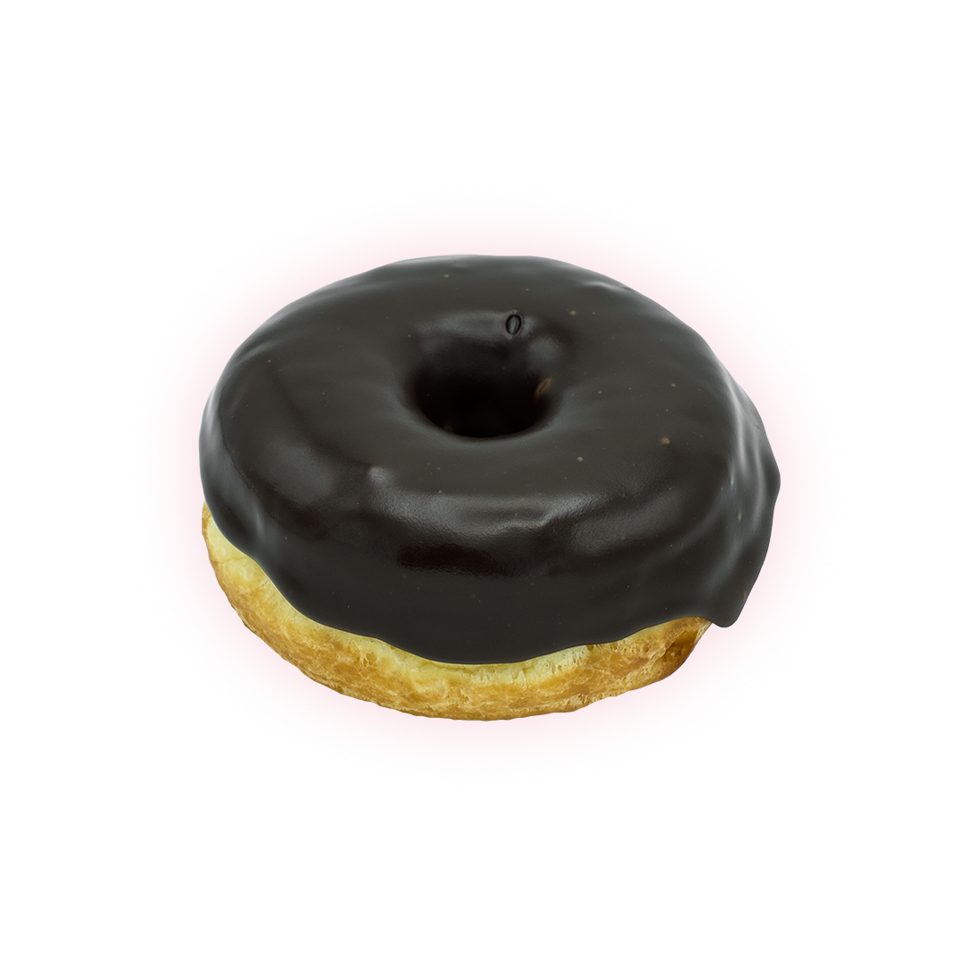Chocolate Ring chocolate ring doughnut Raised ring dipped in chocolate frosting.